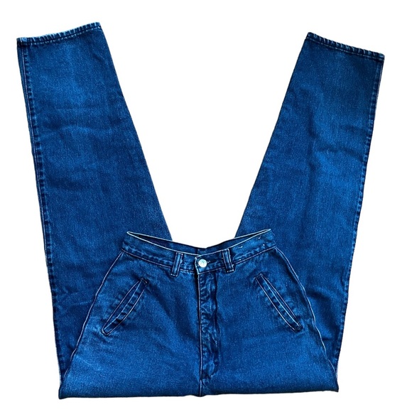 Seattle Blues Vintage 90s High Rise Straight Leg Jeans PP - Picture 1 of 6
